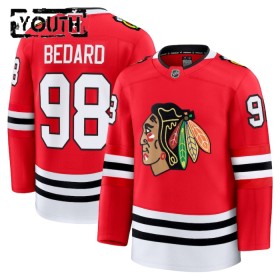 Dresovi Chicago Blackhawks 2024-25 Fanatics Premium Connor Bedard Domaći Crvena - Dječji